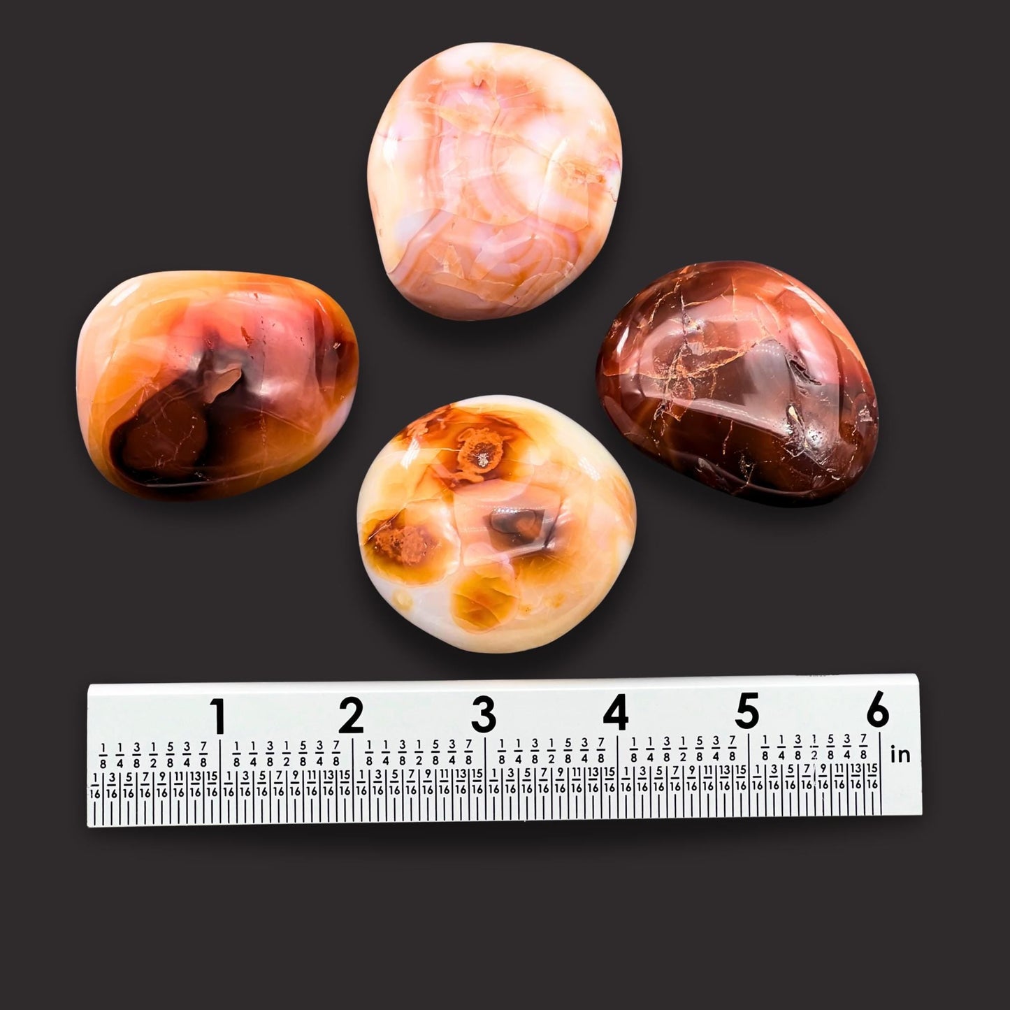 Carnelian Gallet from Madagascar (Size 40 to 60 mm)