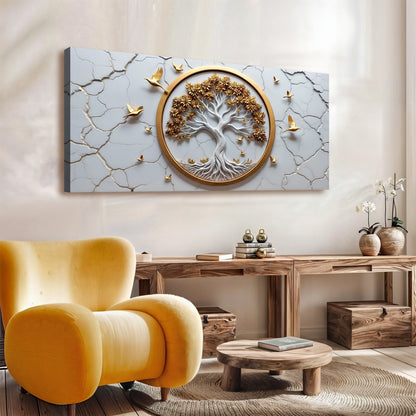 3D Celtic Tree of Life Wall Art - White