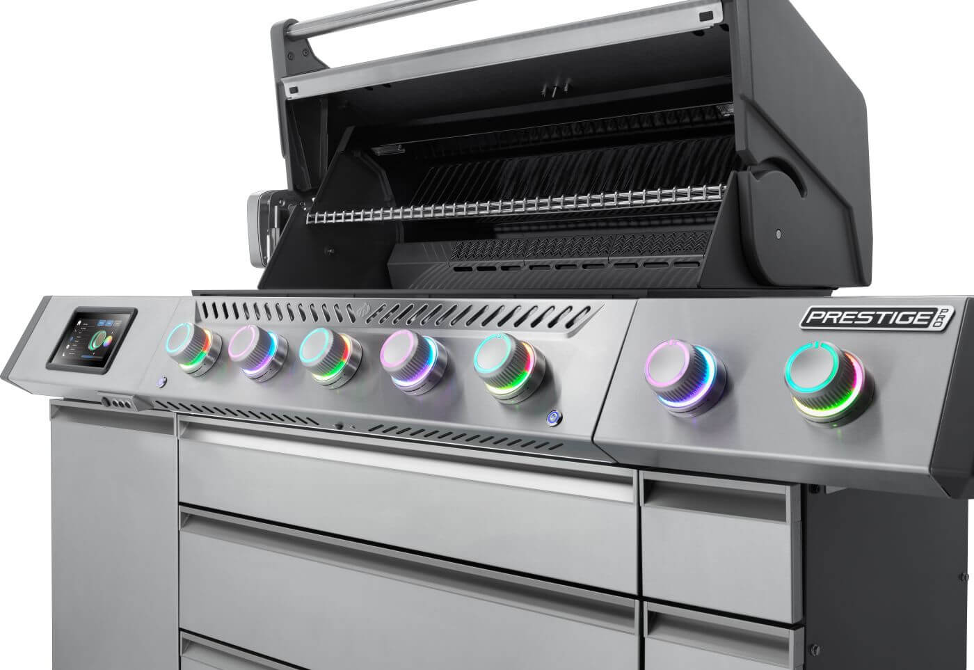 Patio Elegance Gas Grill Prestige PRO 665 Elite with Smart Technology & Electric Smoker Box