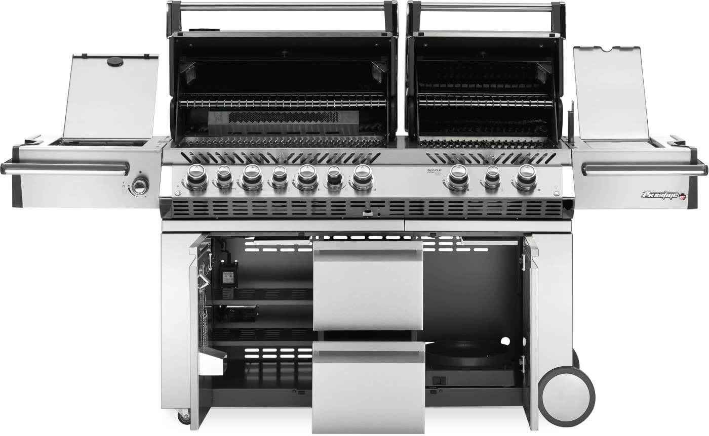 Classic Prestige® PRO 825 RSBI with Power Side Burner, Infrared Rear & Bottom Burners
