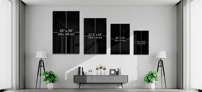 Fiery Cracked Bitcoin Blast Glass Wall Art