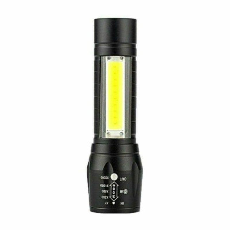 Flashlights Rechargeable USB Portable Super Bright Waterproof Zoomable Portable  LED Focus Flashlight Mini Torch Tactical Flash Light Torch Light  Camping Hiking