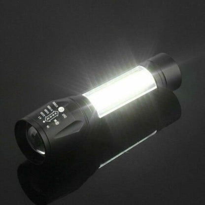 Flashlights Rechargeable USB Portable Super Bright Waterproof Zoomable Portable  LED Focus Flashlight Mini Torch Tactical Flash Light Torch Light  Camping Hiking