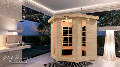 6 Person Indoor Infrared Full Spectrum Sauna | Medical 6 Plus™