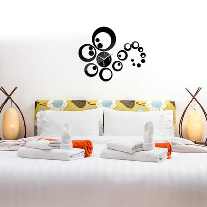 New 3D Acrylic Mirror Home Decoration Wall Clock Acrylic Mute Wall Clock Adjustable Silent Wall Art Clocks Home Decorations for Living Room Bedroom Farmhouse Watch Large Decorative Quartz Living Room Modern Wall sticker
