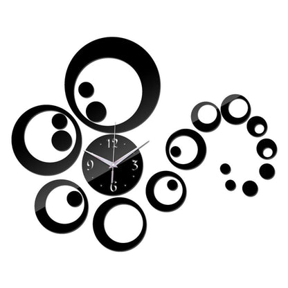 New 3D Acrylic Mirror Home Decoration Wall Clock Acrylic Mute Wall Clock Adjustable Silent Wall Art Clocks Home Decorations for Living Room Bedroom Farmhouse Watch Large Decorative Quartz Living Room Modern Wall sticker