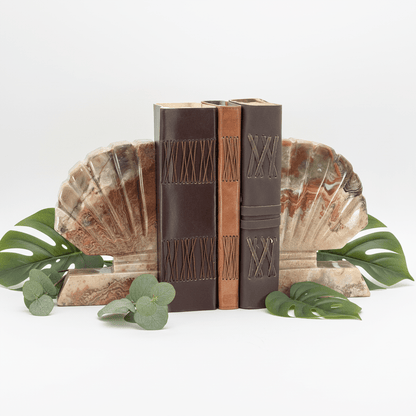 Onyx Shell Bookend (8 Inches) Gemstone Home Decor