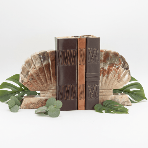 Onyx Shell Bookend (8 Inches) Gemstone Home Decor