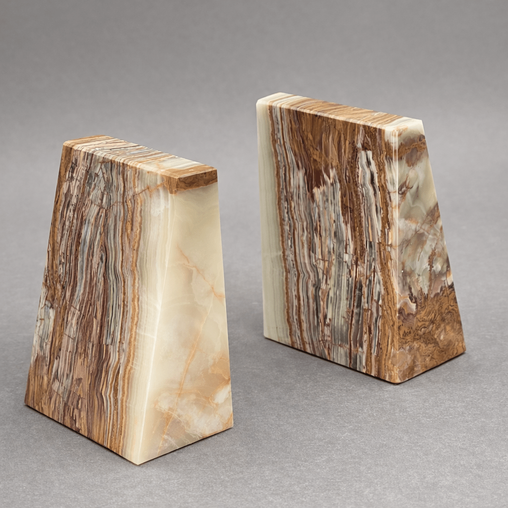Onyx Triangle Bookend (6 Inches)