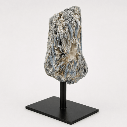 Rough Kyanite on Metal Stand