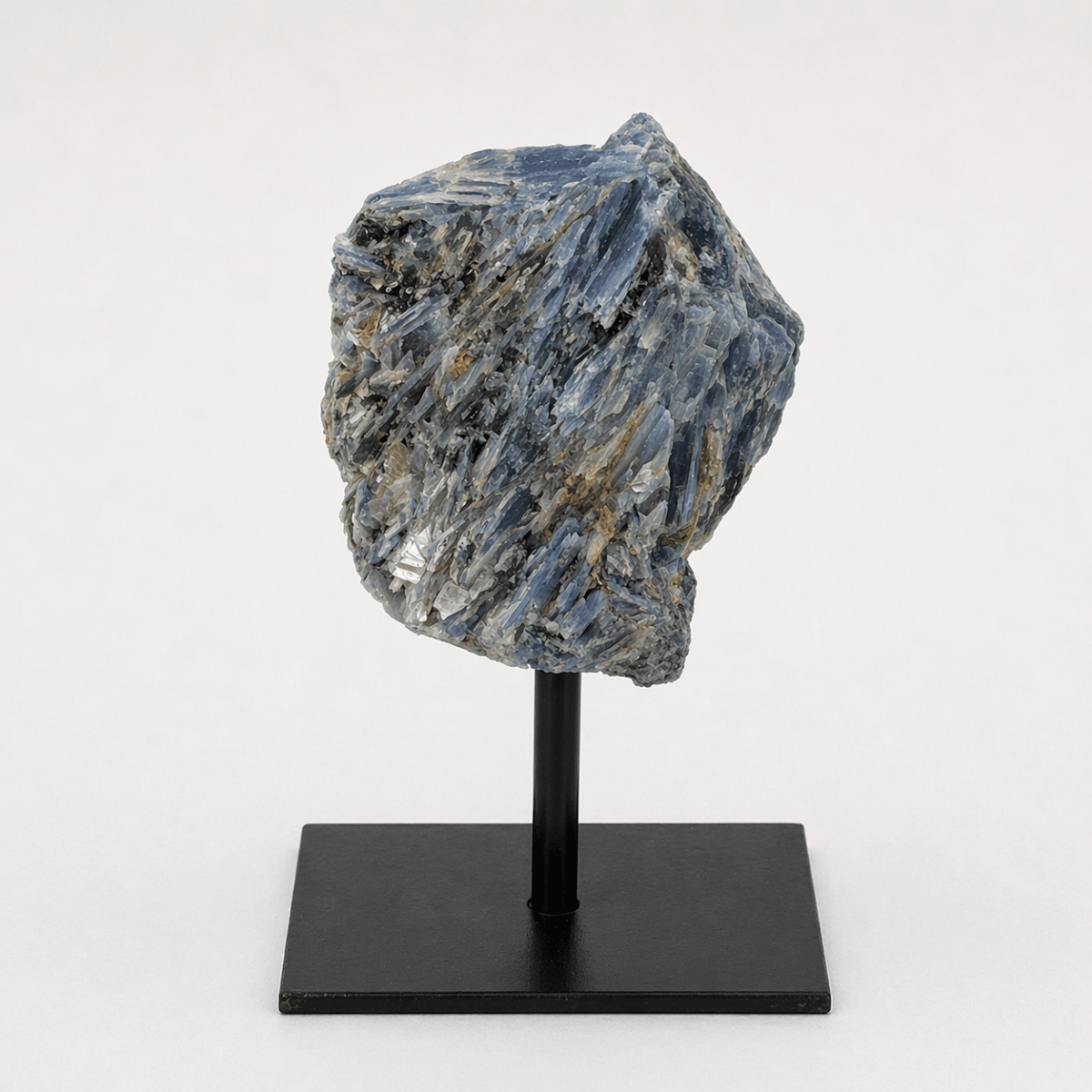 Rough Kyanite on Metal Stand