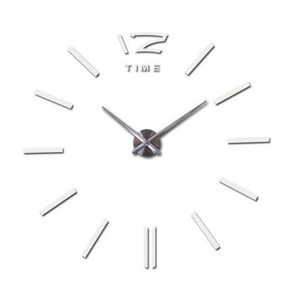 Wall Clock Watch Clocks 3D Frameless Wall Clock Large Stickers Wall Decoration for Living Room Bedroom 3D Acrylic Mirror Stickers Living Room Quartz Needle Europe