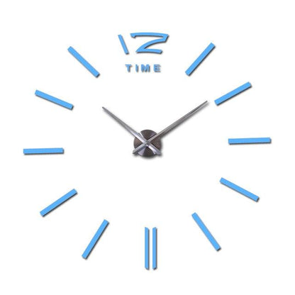Wall Clock Watch Clocks 3D Frameless Wall Clock Large Stickers Wall Decoration for Living Room Bedroom 3D Acrylic Mirror Stickers Living Room Quartz Needle Europe